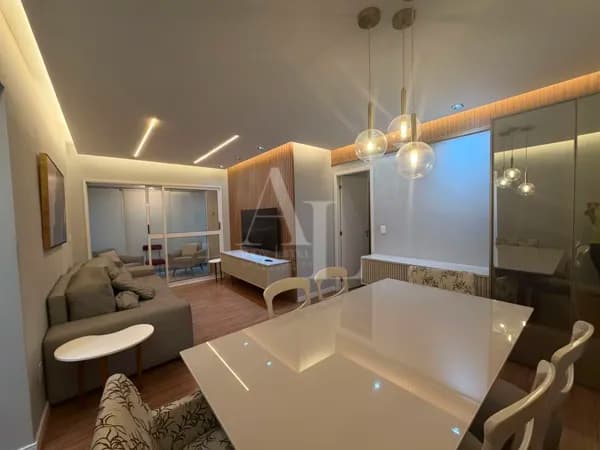 Apartamento mobiliado com 3 dormitórios e 2 vagas - Monte Carlo