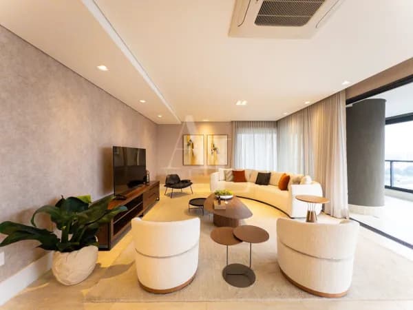 Apartamento Alto Padrão mobiliado para locação no centro de Alphaville