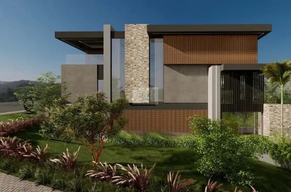 Casa Nova de Alto Padrão à Venda no Residencial Gênesis II | 750 m² | 5 Suítes | Rooftop | Vista Permanente para a Mata