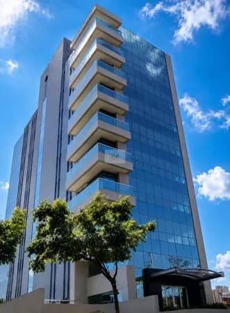 Edifício Corporativo Monousuário para Locação na Av. Andrômeda, Alphaville | 7 Andares Disponíveis, Heliponto e 97 Vagas de Garagem