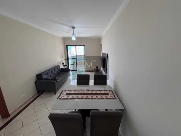 Apartamento vista mar 2 dormitorios 1 suite e 1 vaga de garagem no bairro aviaçao