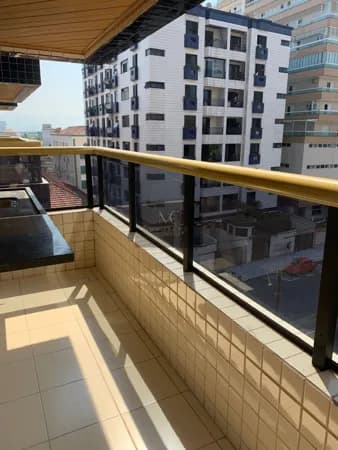 Apartamento à venda no Boqueirão Praia Grande, SP. 2 dormitórios com sacada!