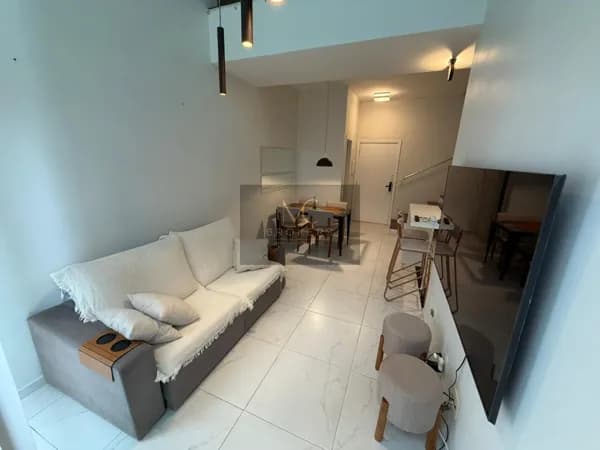 Apartamento loft para locação no bairro Gonzaga em Santos - SP, 1 dormitório sendo uma suíte