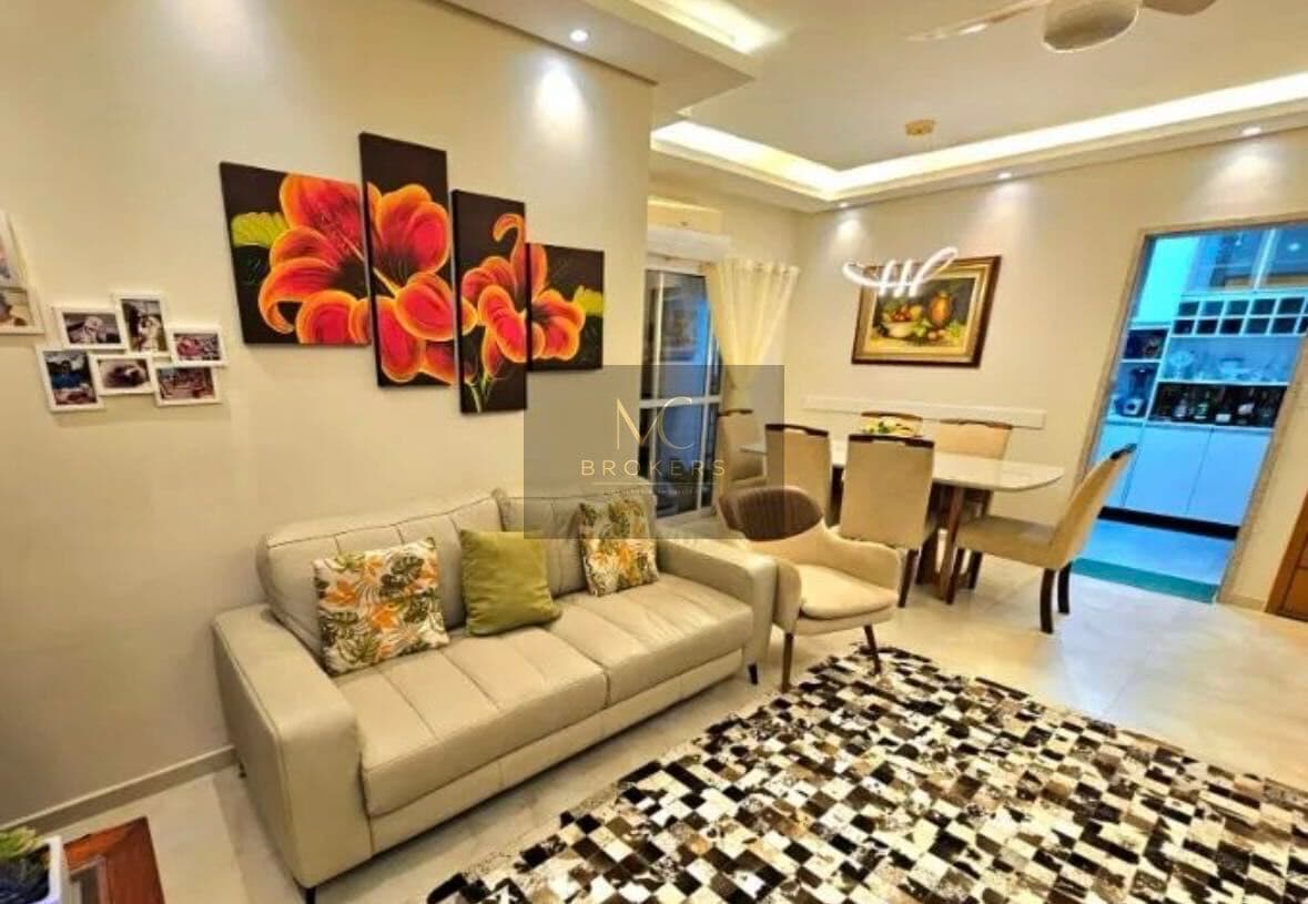 Apartamento 3 dormitórios 2 suítes e 2 vagas de garagem no bairro Canto do Forte