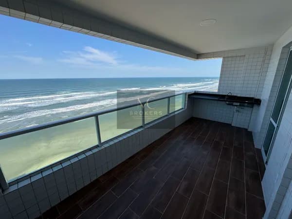 Apartamento frente mar, 3 dormitorios sendo 1 suite, 2 vagas, Florida