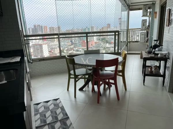 Apartamento Alto Padrão 2 Dormitórios sendo 1 suíte, Vista Livre Canto do Forte