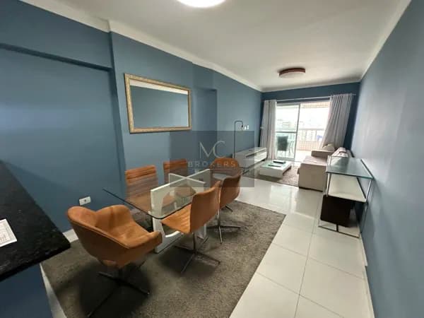 Apartamento 3 dorm, mobiliado, lazer e vista mar