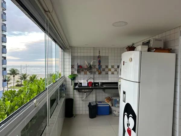 Apartamento Garden vista mar à venda no bairro Maracanã em Praia Grande, SP, 1 dormitório!