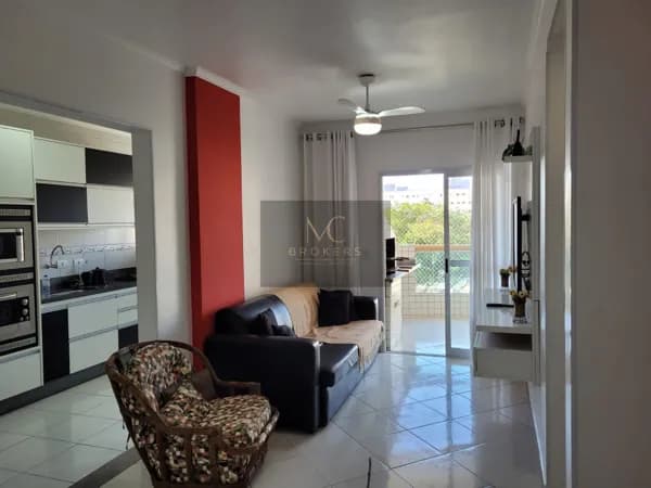 Apartamento à venda no bairro Tupi em Praia Grande, SP. 1 dormitório