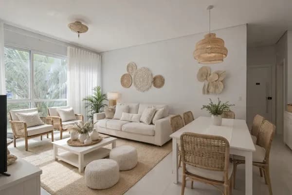 Apartamento 2 suítes, 200m da praia, no Rio Tavares, Florianópolis/SC