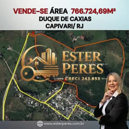 Vende-se área para Loteamento Capivari/ RJ