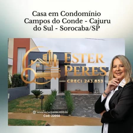 Casa em Condomínio Campos do Conde, Sorocaba/SP