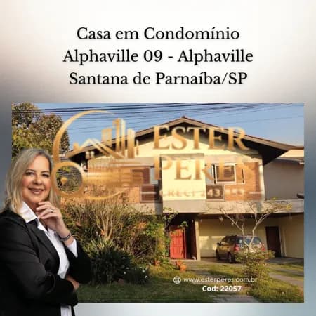 Casa em Condomínio Alphaville 09 - Alphaville - Santana de Parnaíba/SP