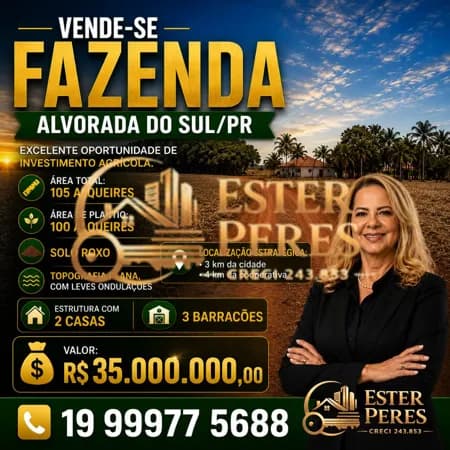 FAZENDA EM ALVORADA DO SUL/PR