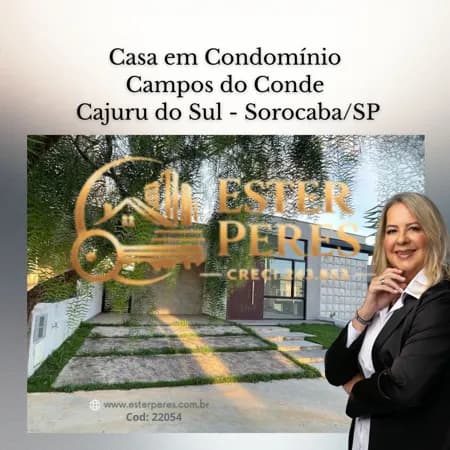 Casa em Condomínio Campos do Conde - Cajuru do Sul - Sorocaba/SP
