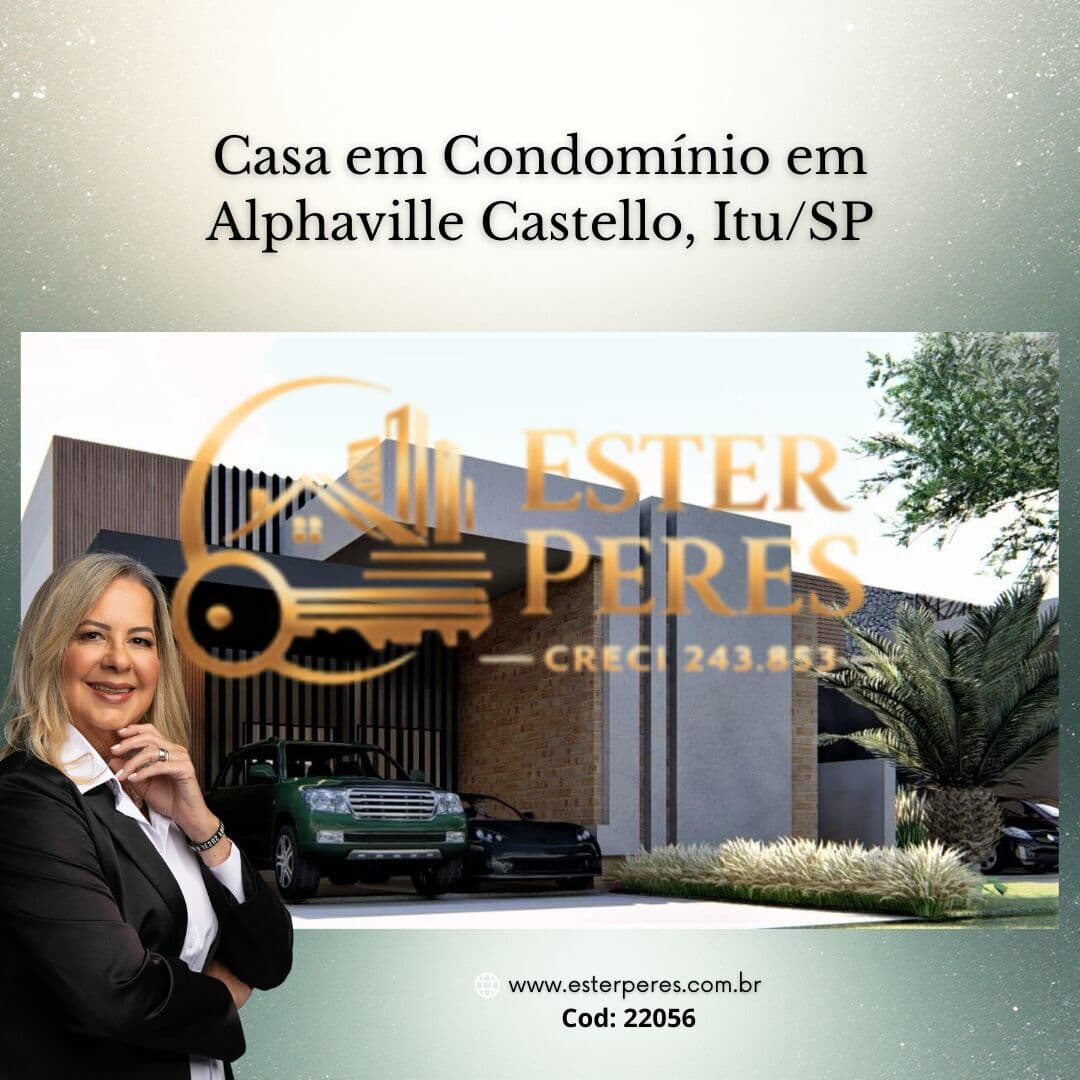 Casa em Condomínio em Alphaville Castello, Itu/SP