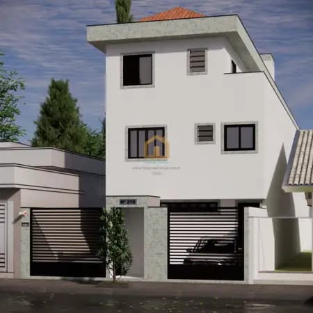 Casa Triplex 2 dormitórios, à venda no bairro Marapé - Santos/SP