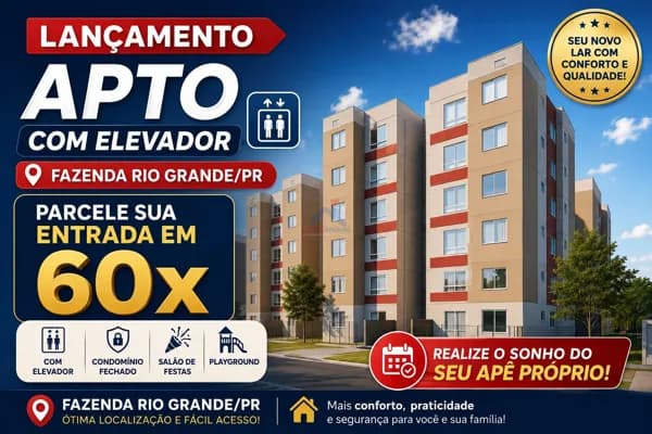Apartamento em Fazenda Rio Grande - Veneza