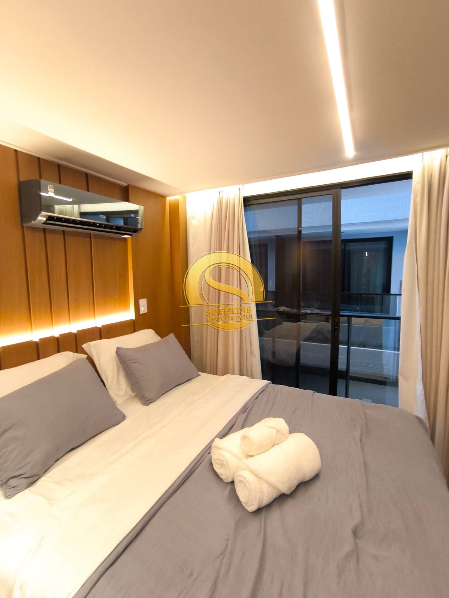 Flat 100% mobiliado no bairro do Cabo Branco edificio HIT