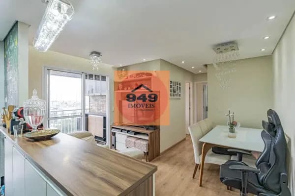 Apartamento mobiliado 2 dormitórios com suíte e vaga à venda – 53 m² | Residencial Botânica, Vila Moraes