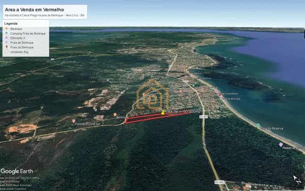 Área Residencial/Comercial em Cacha Pregos, Vera Cruz/BA