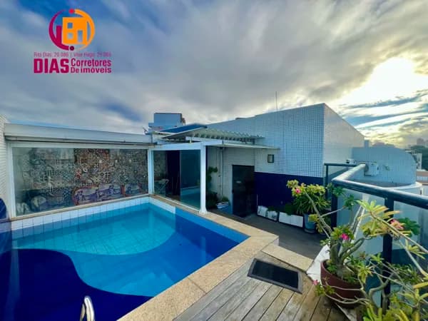 Apartamento Cobertura Duplex moliliado para locação em Armação