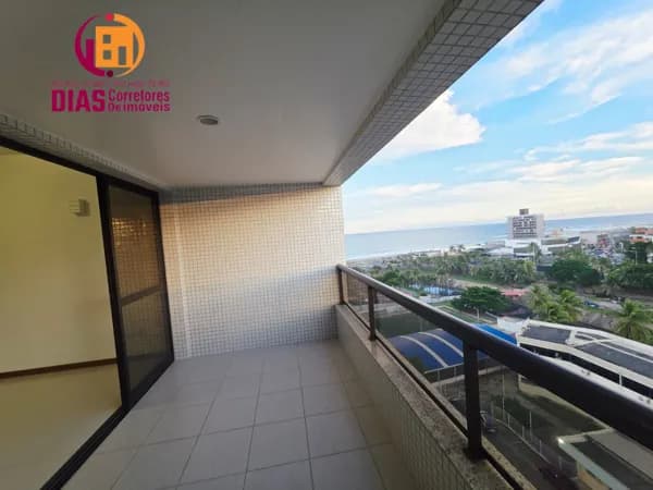Vendo Apartamento com 94m2, varanda panorâmica vista mar, 3/4, suíte, 2 vagas, total infraestrutura - Costa azul - Salvador/Ba