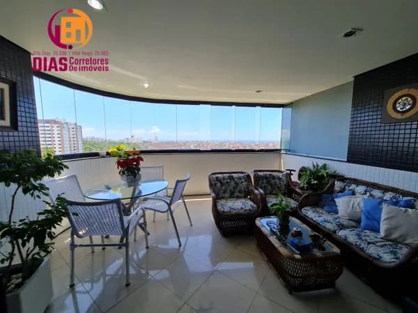 Vendo em exclusividade e super oportunidade Apartamento com 194m4, varanda panorâmica para o mar, 4 suítes, 3 vagas, infraestrutura moderna- Cidade Jardim- SSA/BA.
