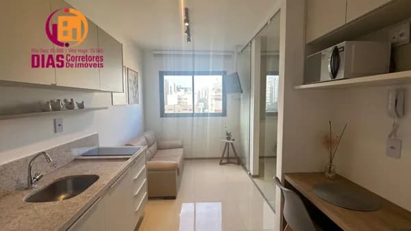 Vendo Apartamento Studio com 25m2 nascente, mobiliado e decorado, suite, 2 vaga garagem, infraestrutura - Pituba - SSA/BA.