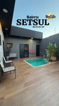 Casa em São José do Rio Preto - Residencial Setsul II