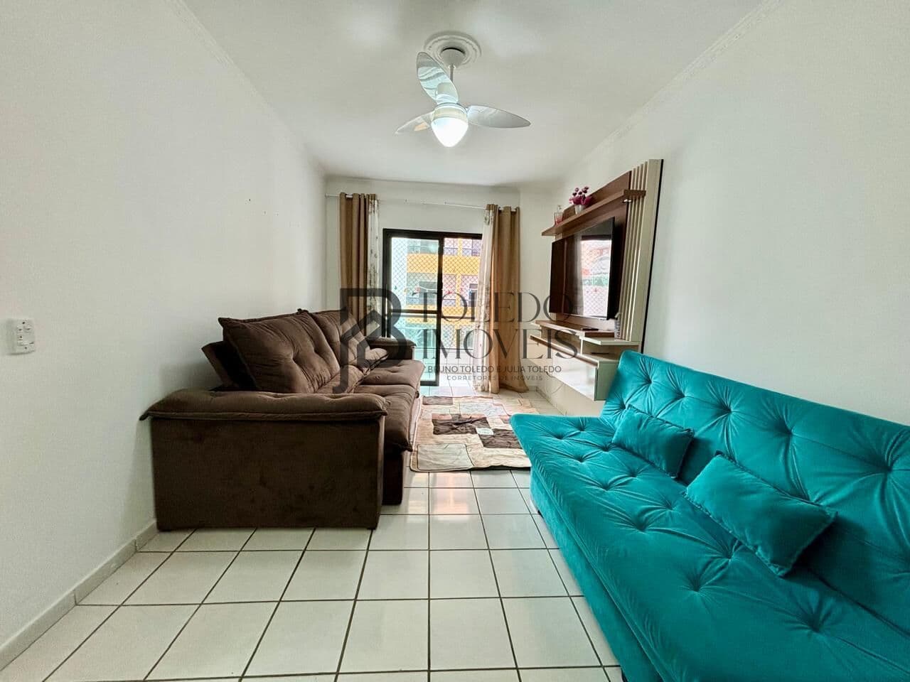 Apartamento de 1 dormitório mobiliado à venda por R$ 315.000,00 – Ocian, Praia Grande/SP