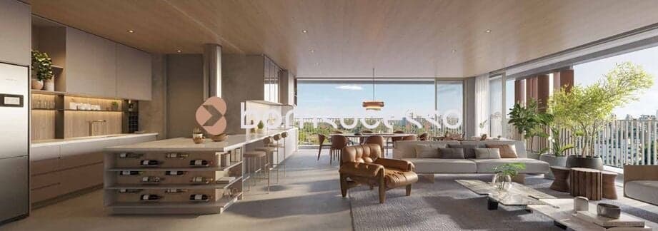 Apartamento novo no Brooklin, 04 suítes, 04 vagas, 261 m².