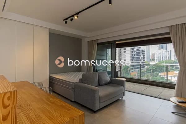 Apartamento com 1 dormitório para alugar, 41 m² por R$ 5.500,00/mês - Brooklin - São Paulo/SP