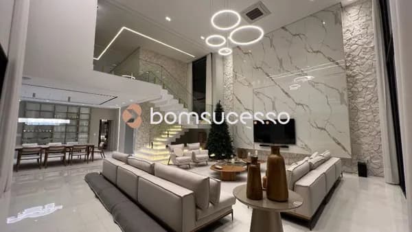 Sobrado com 5 dormitórios à venda, 950 m² por R$ 9.590.000 - Condomínio Residencial Ecoville - Araçariguama/SP