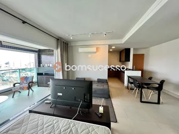 Apartamento com 1 dormitório para alugar, 55 m² por R$ 5.000,00/mês - Jardim Anália Franco - São Paulo/SP