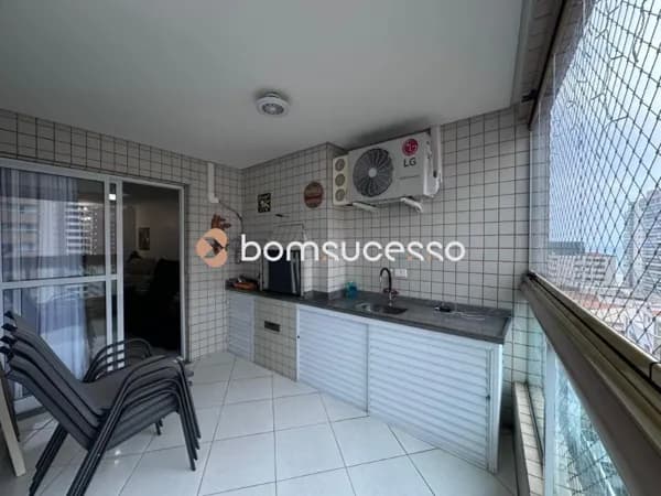 Apartamento com 2 dormitórios à venda, 83 m² por R$ 650.000 - Aviação - Praia Grande/SP