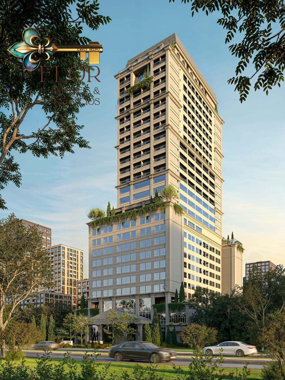 Flat à Venda no Centro Político Administrativo – 44,75 m² no Trípoli Business & Residence