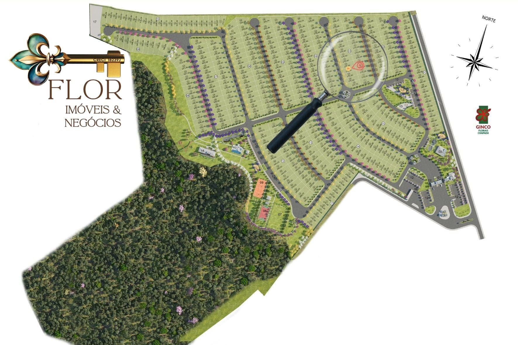 Lote de 270m² no Condomínio Florais Chapada – Última Unidade Neste Valor!