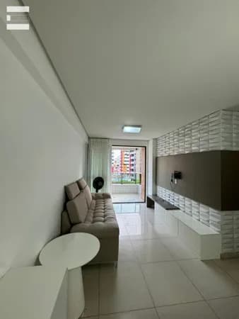 Apartamento 100% mobiliado para locação no Edifício Personale, localizado na Ponta Verde.