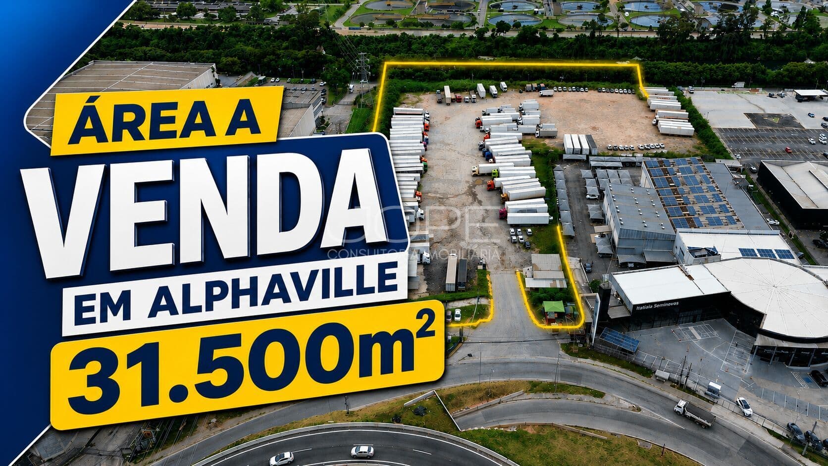 Área Comercial à Venda em Alphaville Barueri – 31.500 m² para Supermercado, Concessionária ou Galpão Logístico
