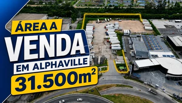 Área Comercial à Venda em Alphaville Barueri – 31.500 m² para Supermercado, Concessionária ou Galpão Logístico
