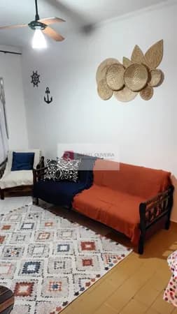 Apartamento 1 dormitório, 50 metros da Praia Tupi, Praia Grande/SP