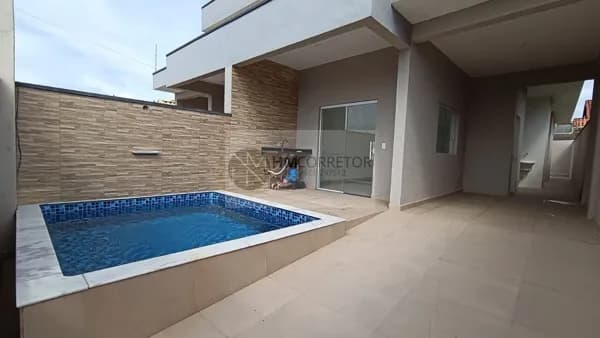 Casa Geminada em Estância Flora Rica, Peruíbe/SP