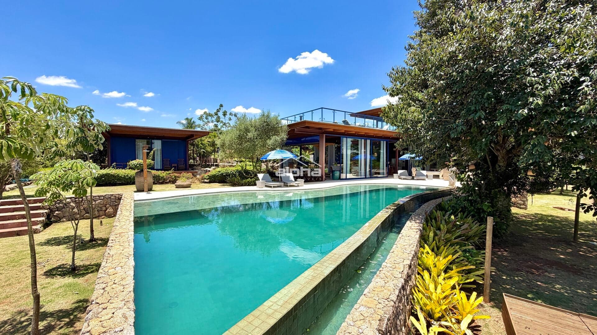 Fazenda Boa Vista - casa com arquitetura de Nitsche, inspirada em Bali