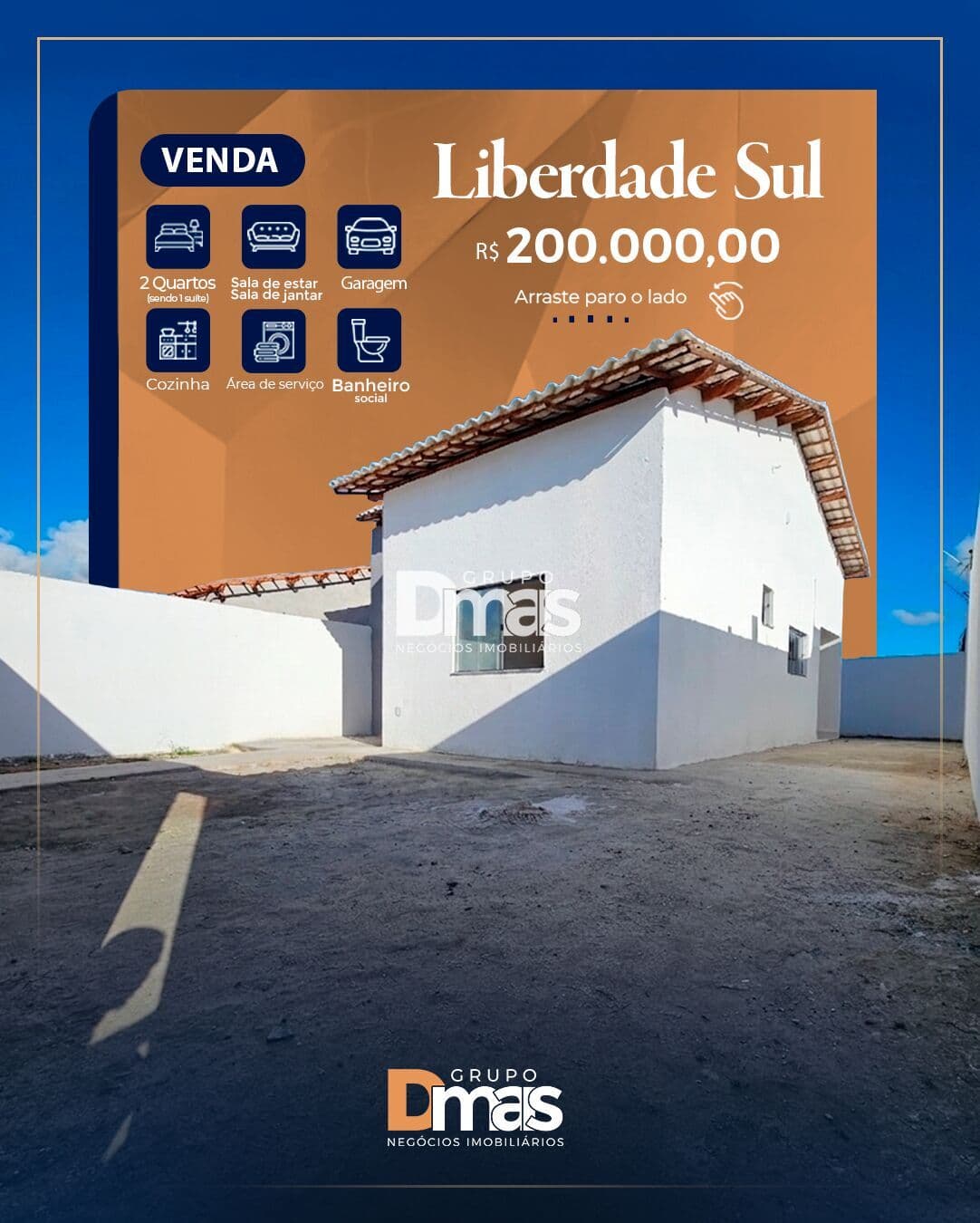 Casa no Liberdade Sul – R$ 200 mil