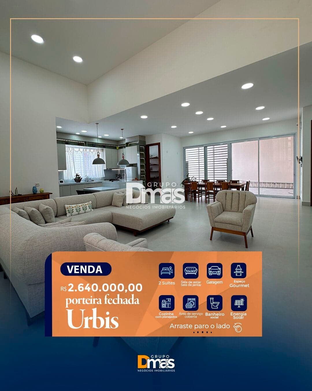 Casa Alto Padrão na Urbis - 2.640.000,00