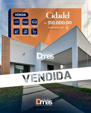 Casa no Bairro Planejado Cidadel – R$ 310