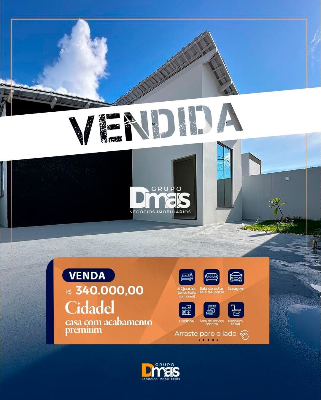 Casa no Cidadel - 340 mil