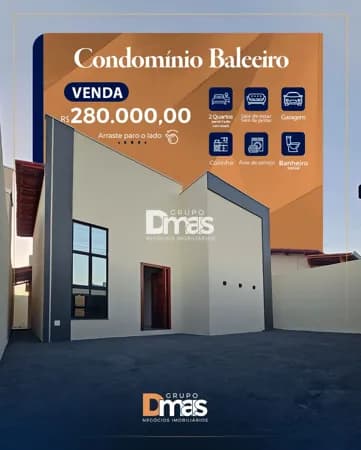 Casa no Condomínio Baleeiro - 280 mil