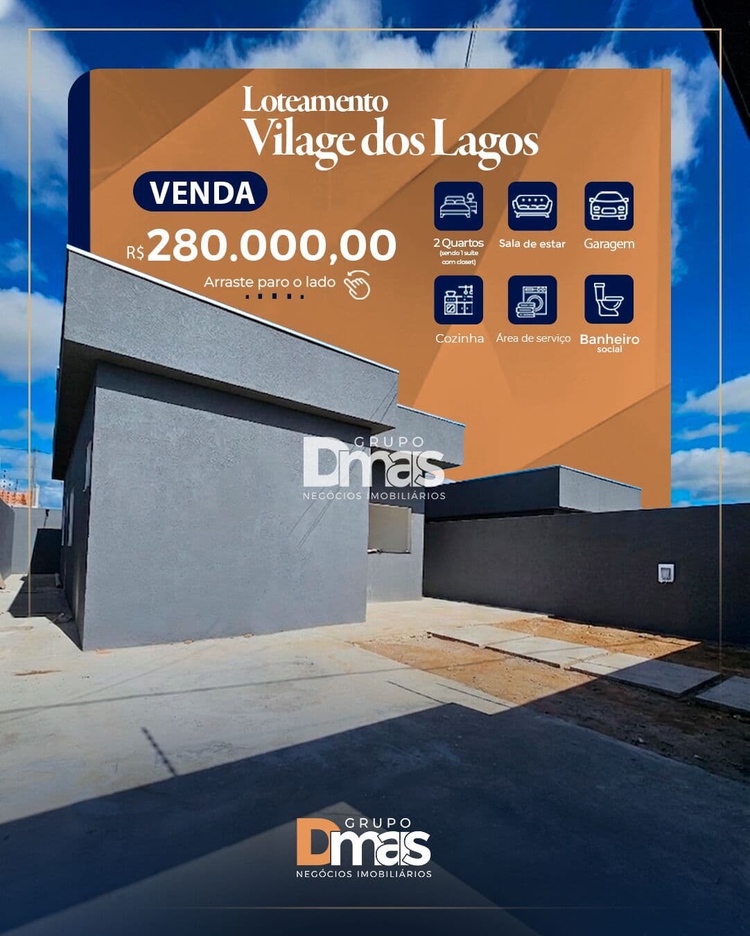 Casa no Village dos Lagos – R$ 280 MIL